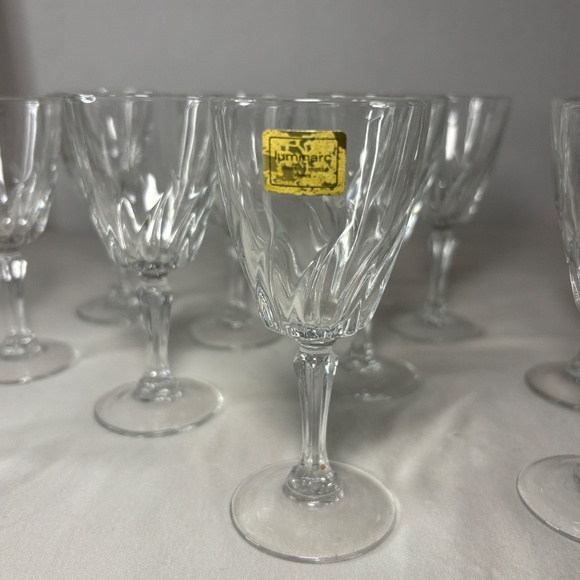 Lummarc Verrerie D'arques A Set of 11 Vintage Cordials Made In France 80s NEW - Picture 2 of 13